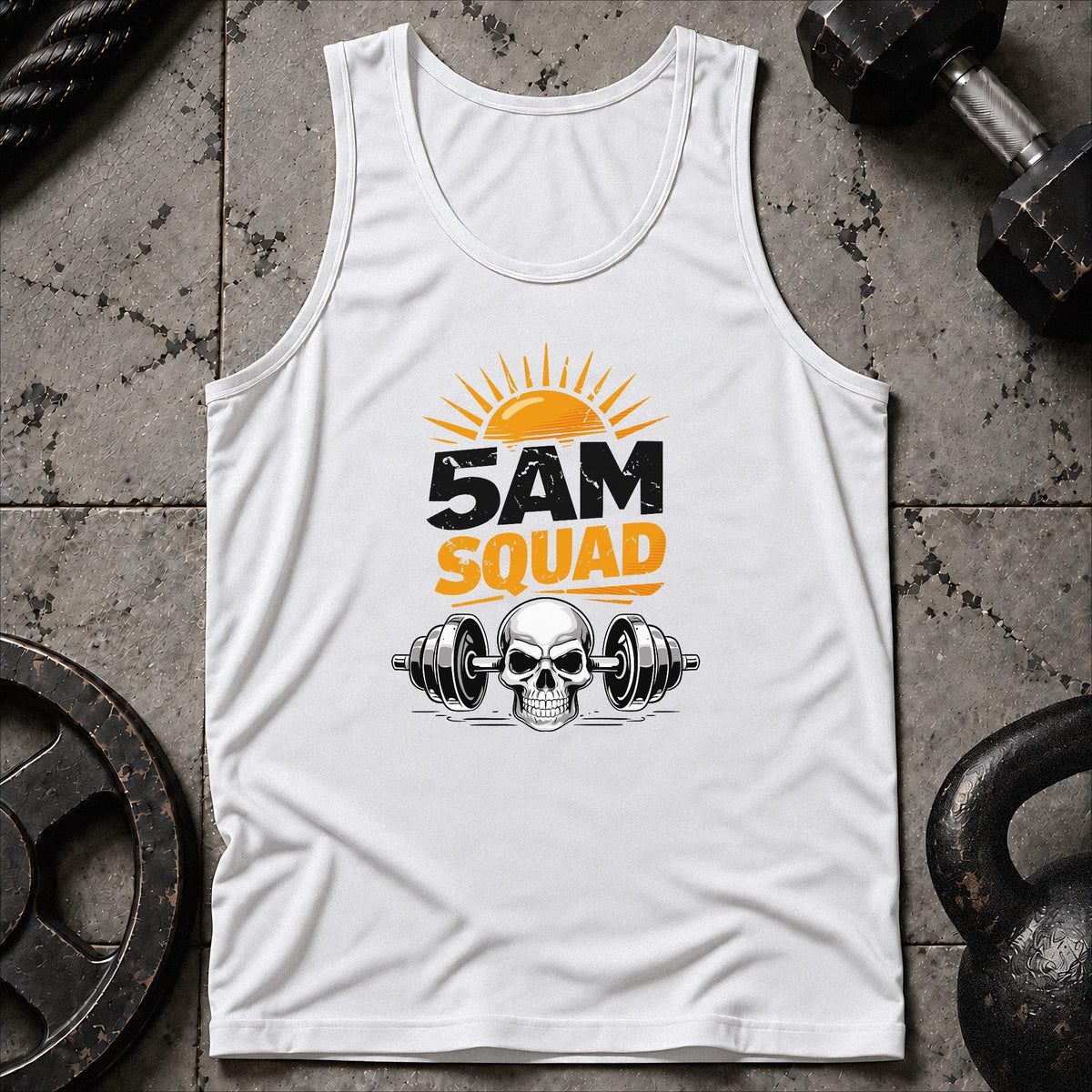 5AM Squad Skull Unisex Tank