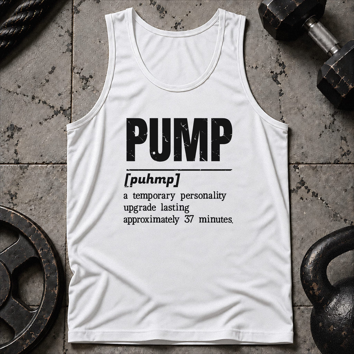 Pump Vocabulary Unisex Tank
