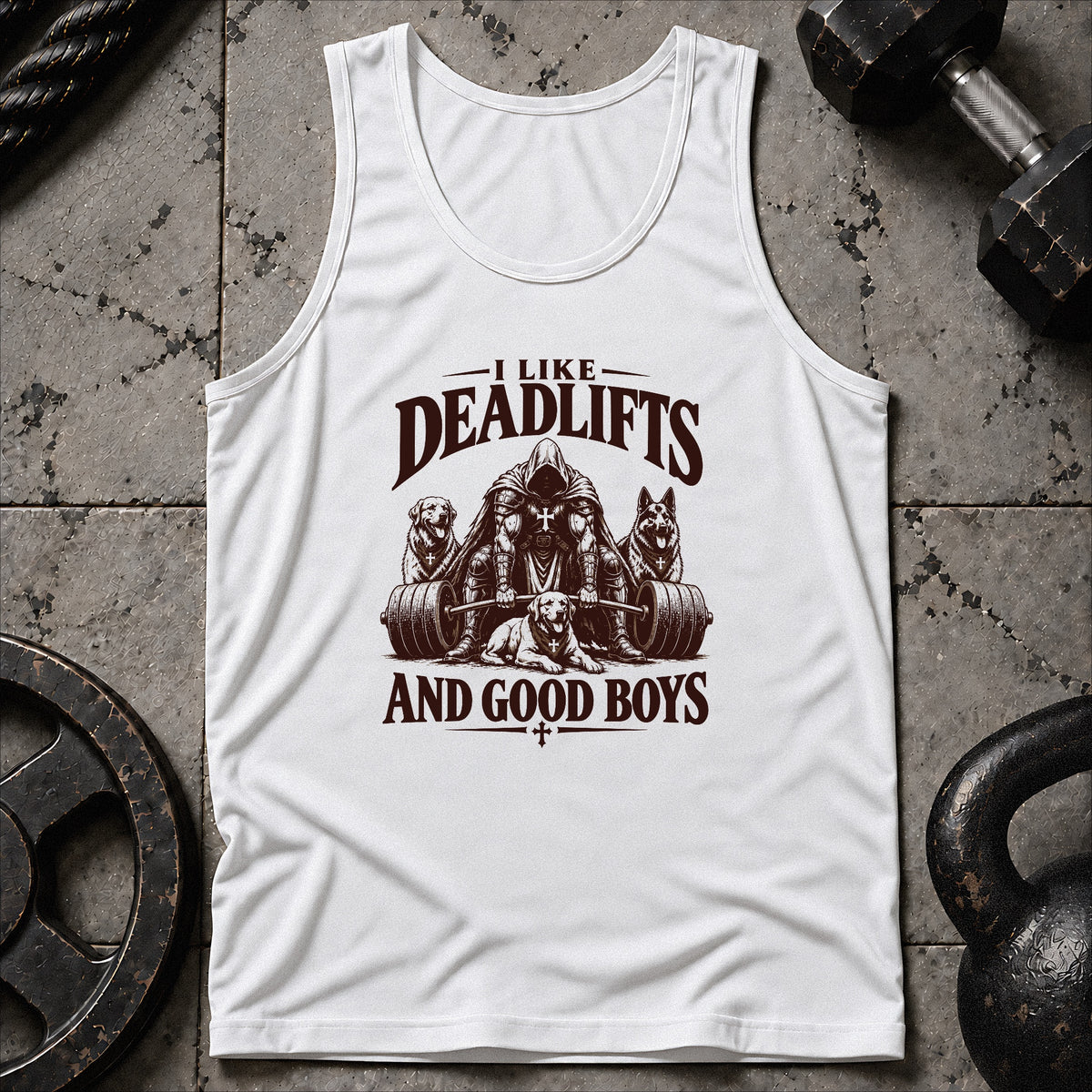 Deadlifts & Good Boys Unisex Tank