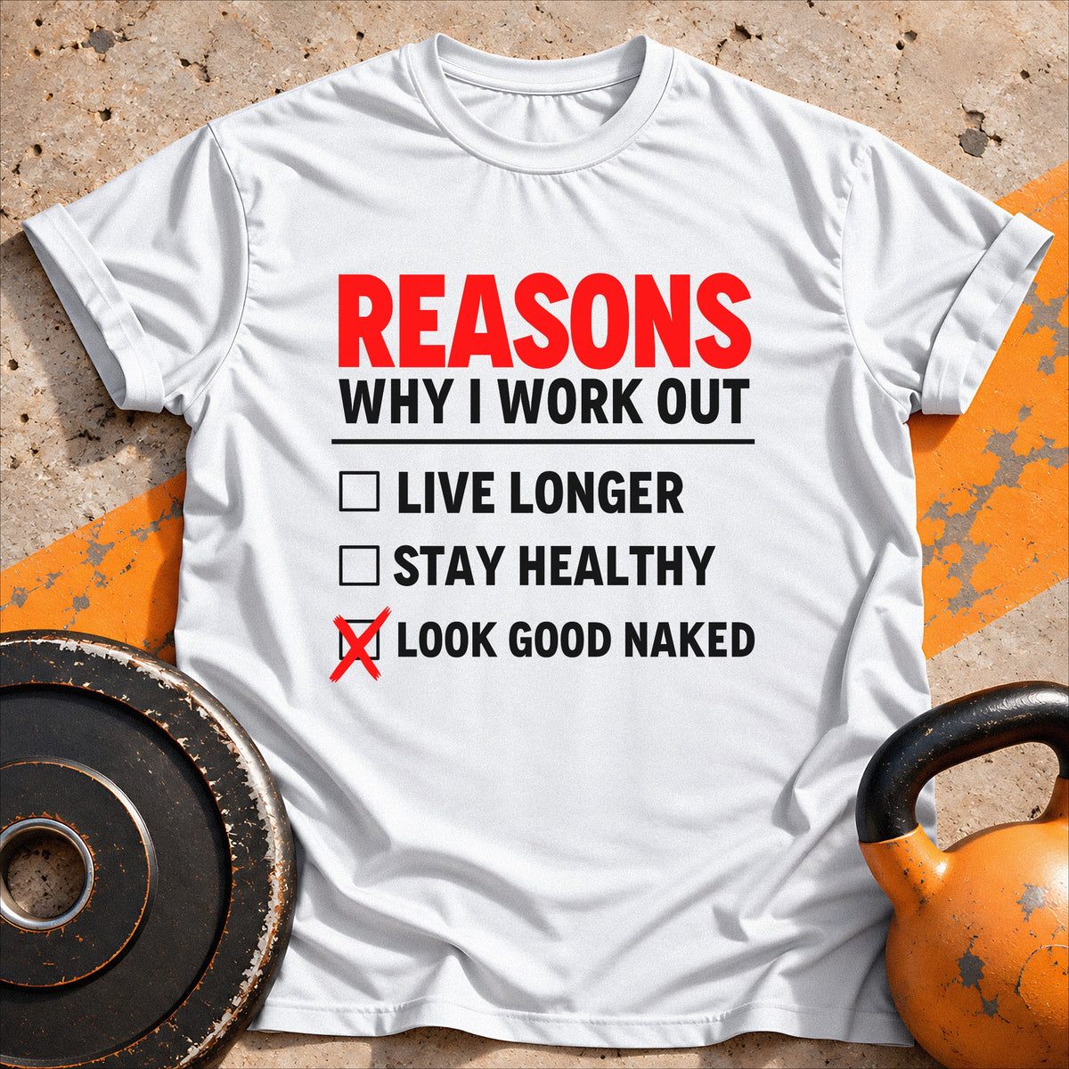 Reasons Why I Work out T-Shirt