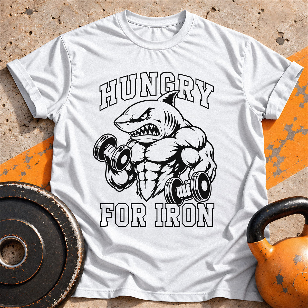 Hungry For Iron Shark T-shirt