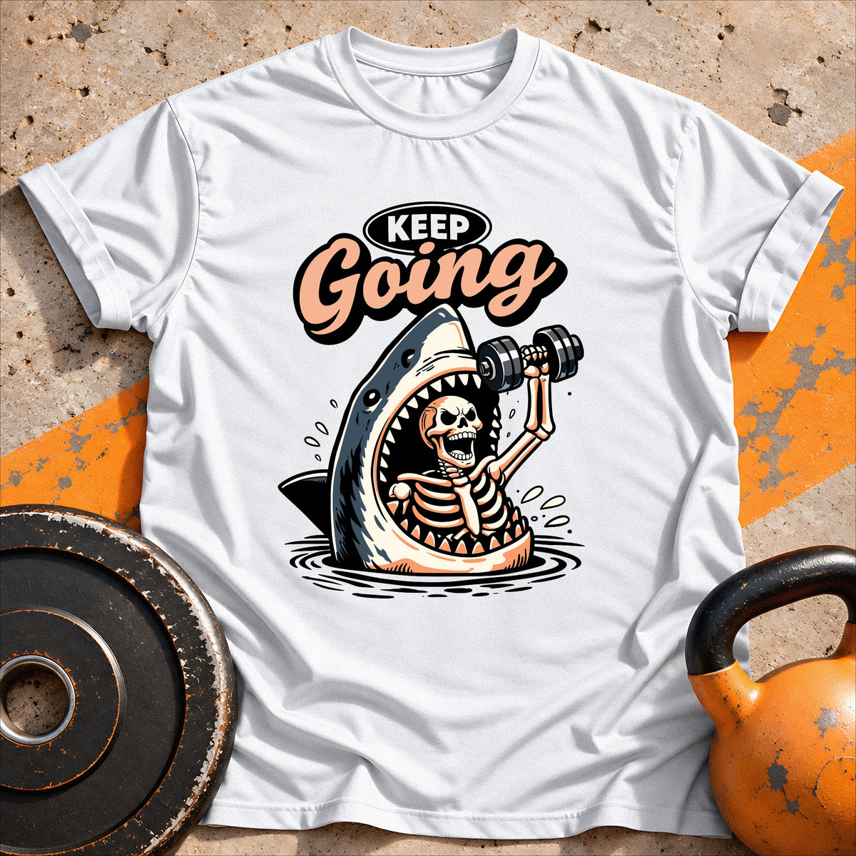 Keep Going Shark T-shirt