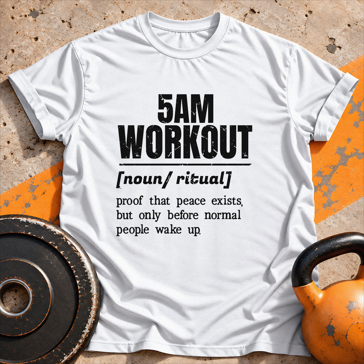 5AM Workout Vocabulary T-shirt
