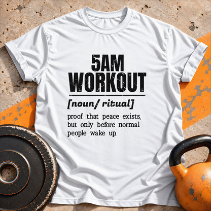 5AM Workout Vocabulary T-shirt