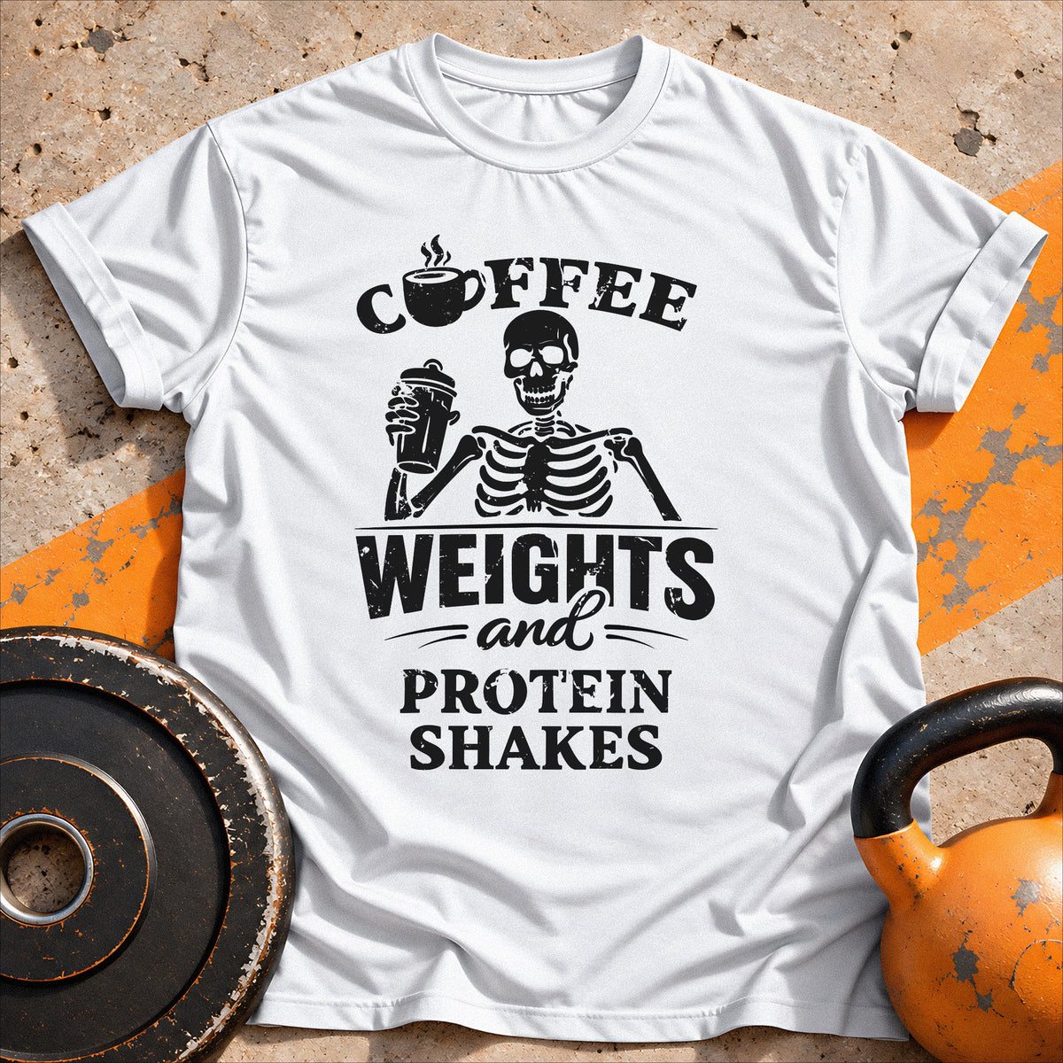 Coffee Weights Protein T-shirt