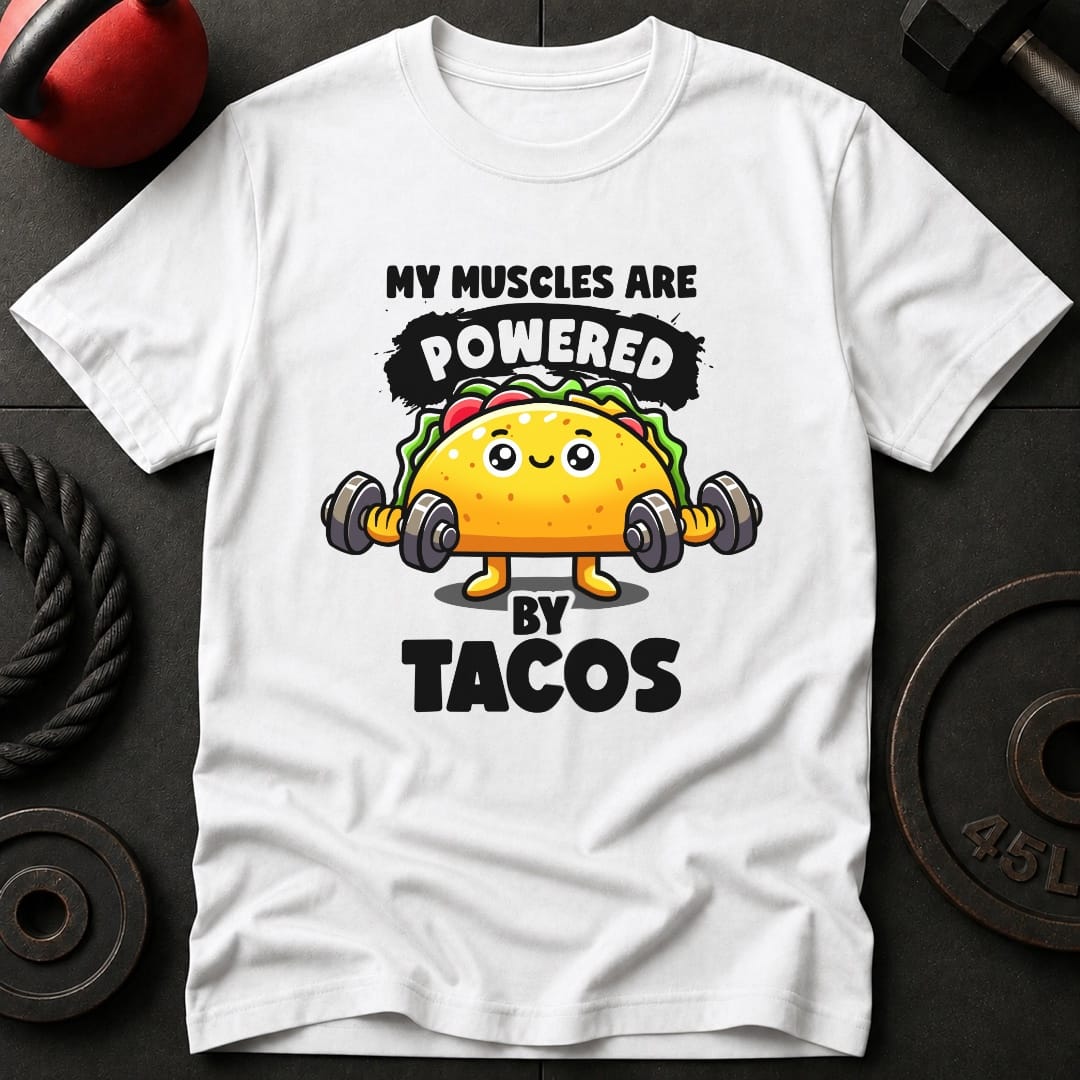 My Muscles Are Powered By Tacos T-Shirt