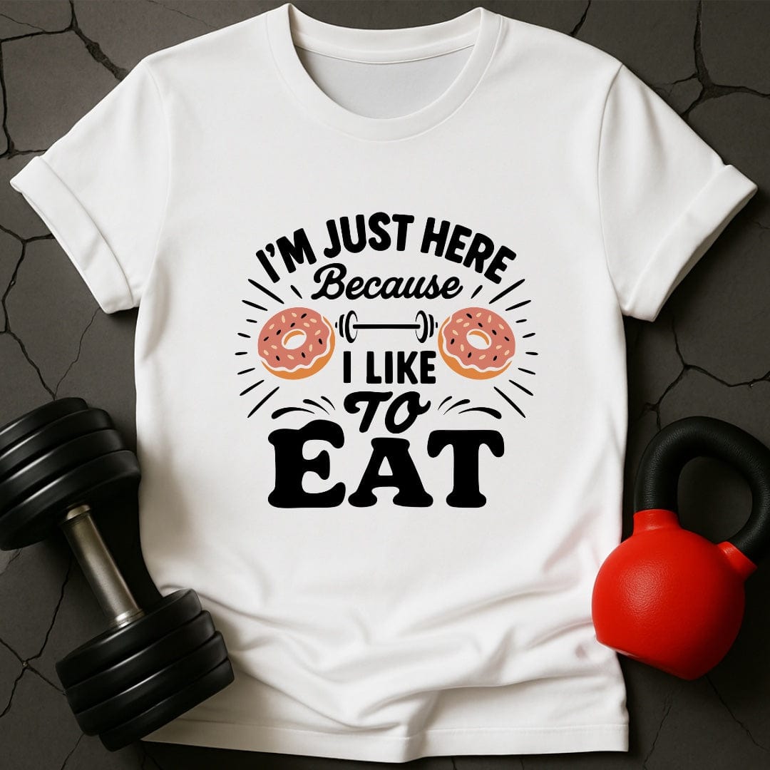 I'm Just Here Because I Like To Eat T-Shirt