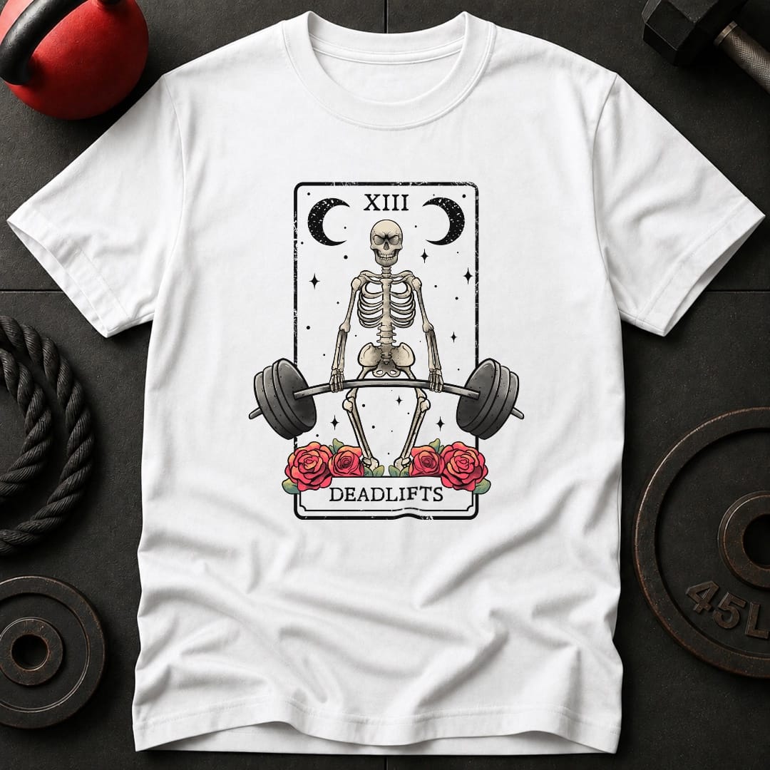 Deadlift Tarot Card T-Shirt