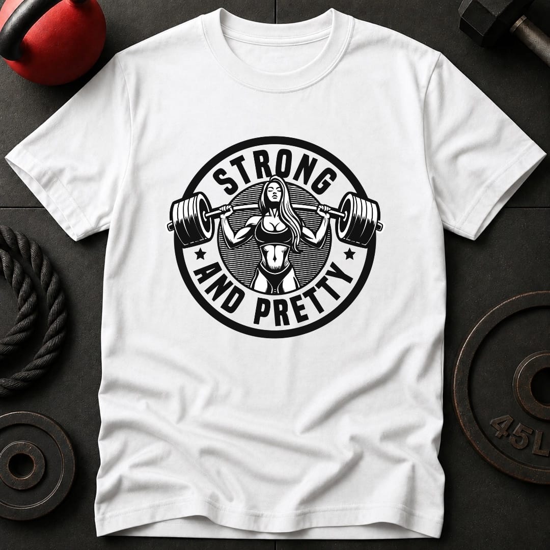 Strong And Pretty Gym T-Shirt
