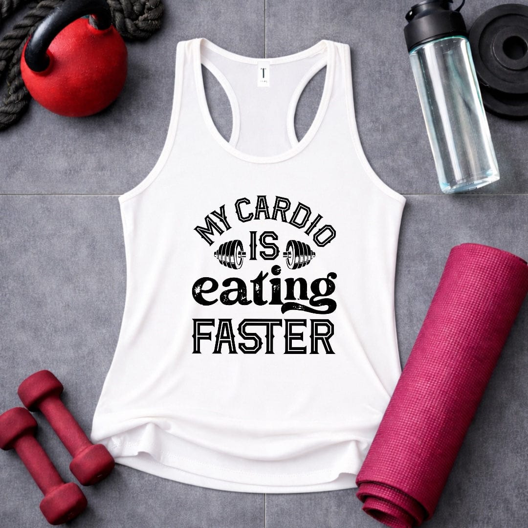My Cardio Is Eating Faster Women's Tank