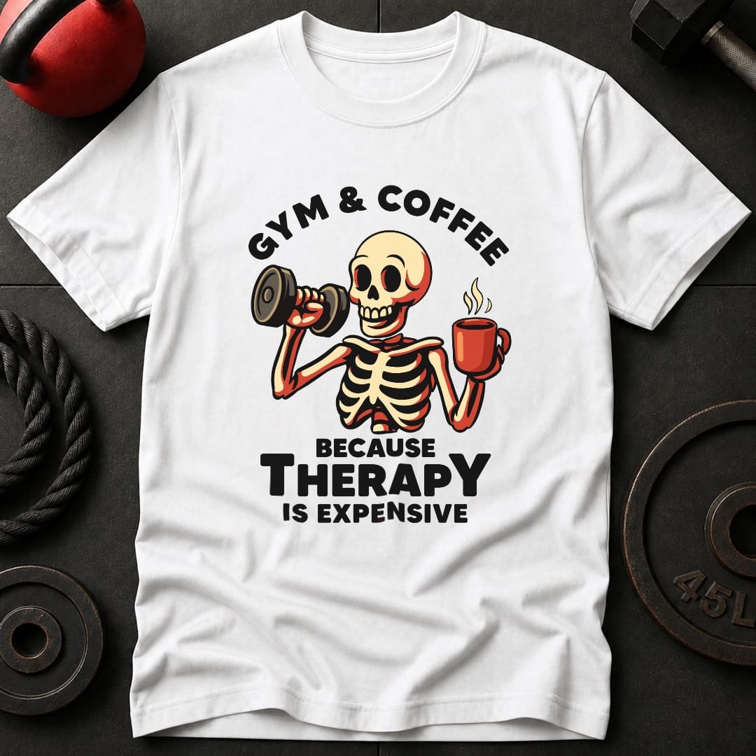 Gym & Coffee Because T-Shirt