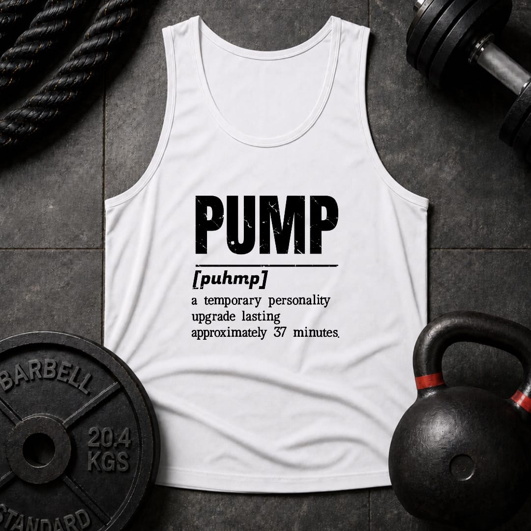 Pump Vocabulary Unisex Tank