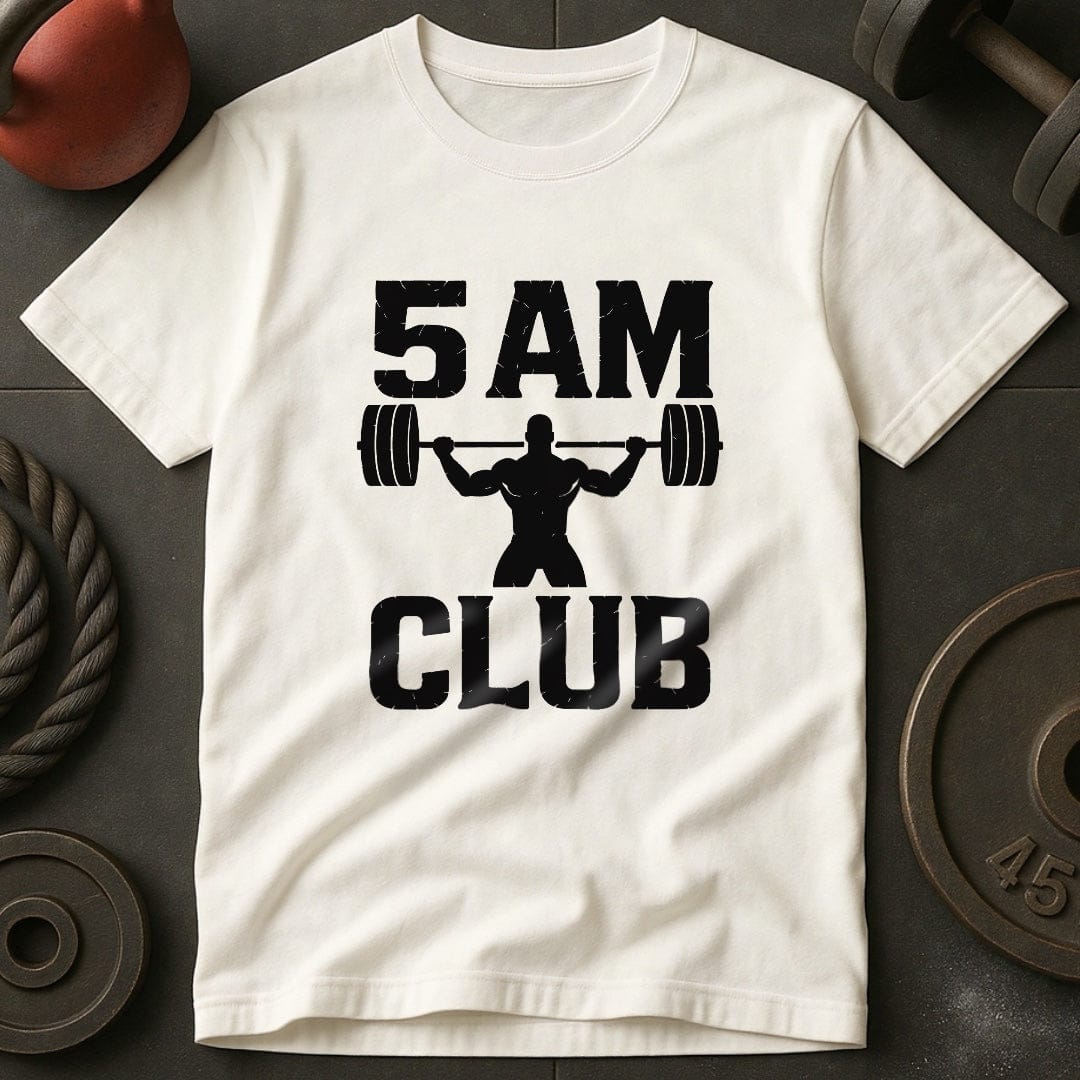 5 AM Club Weightlifting Gym T-Shirt