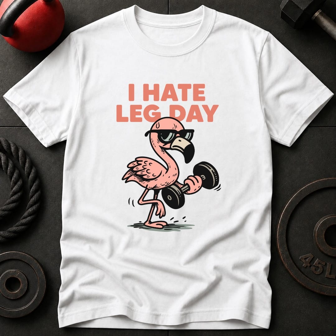 I Hate Leg Day Gym T-Shirt