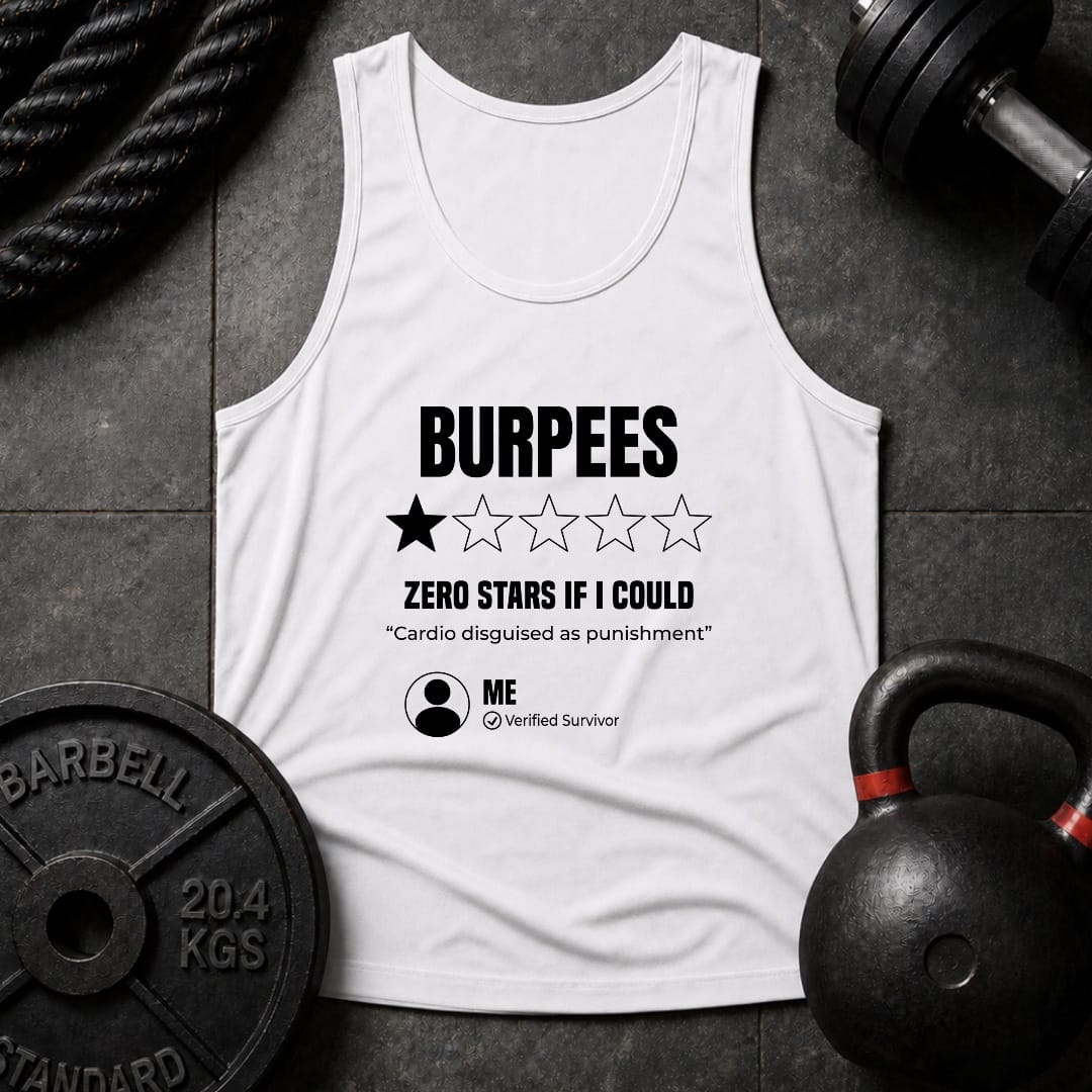 Burpees Review Unisex Tank