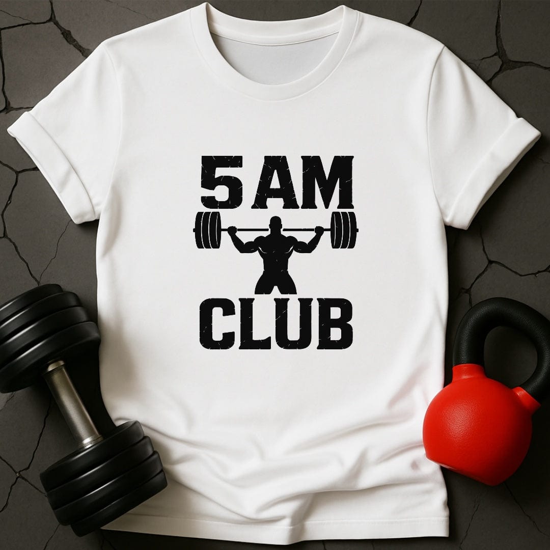 5 AM Club Weightlifting Gym T-Shirt