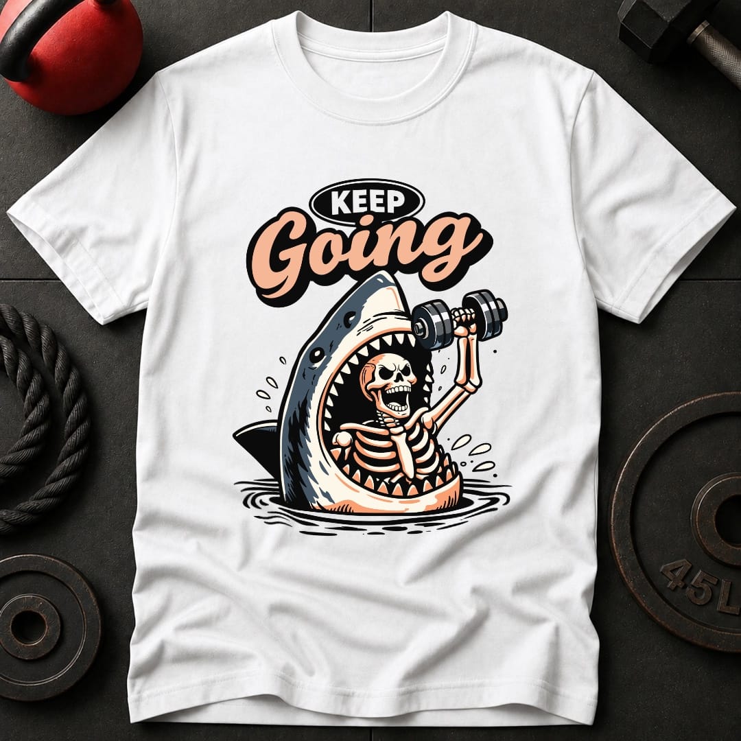 Keep Going Shark T-shirt