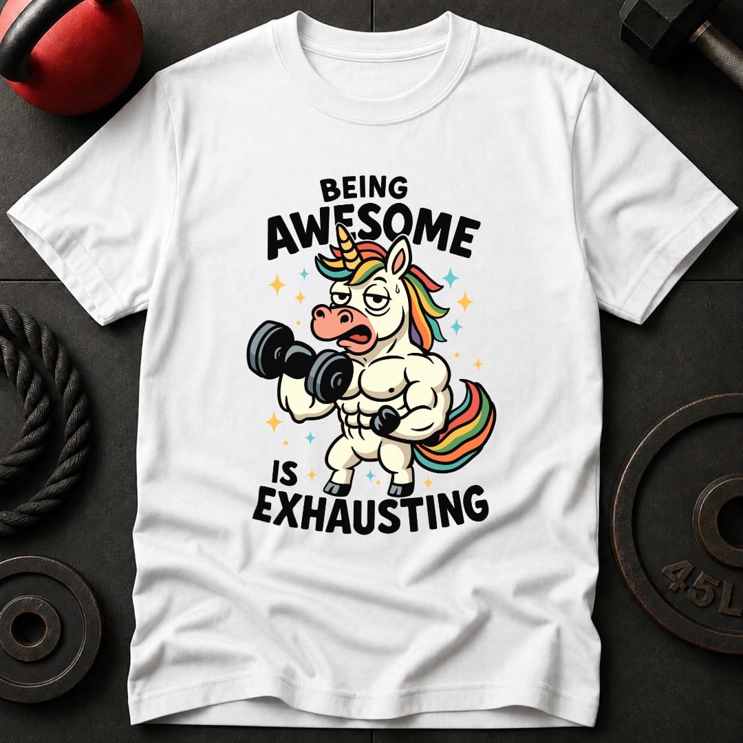 Being Awesome Unicorn T-Shirt
