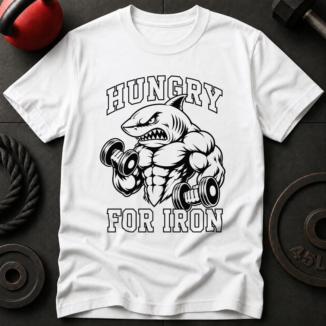Hungry For Iron Shark T-shirt
