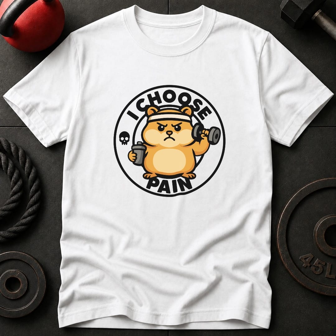 I Choose Pain Hamster T-Shirt