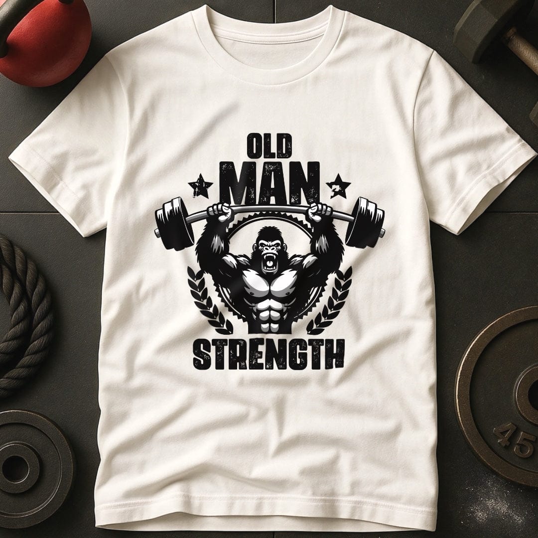 Old Man Strength Gorilla T-Shirt