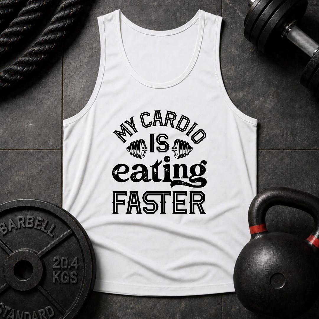 My Cardio Is Eating Faster Unisex Tank