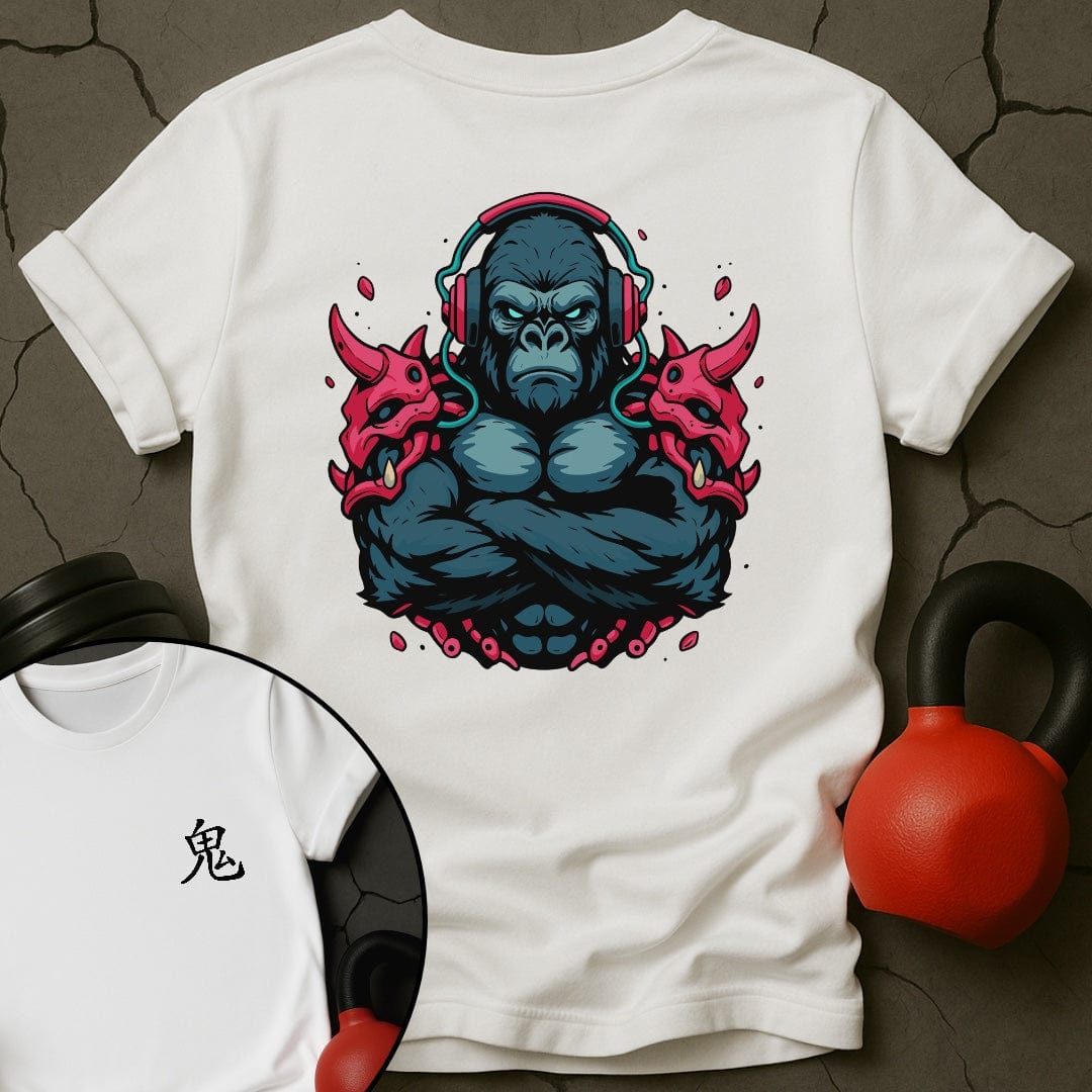 CyberPunk Oni Gorilla Gym T-Shirt