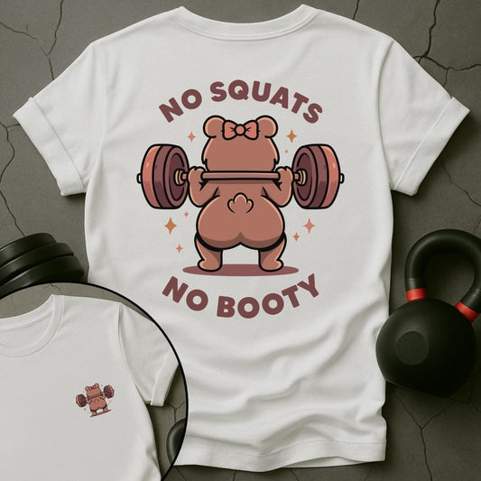 No Squats No Boody Bear Gym T-Shirt