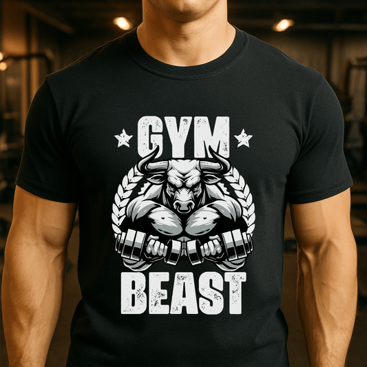 Gym Beast Bull T-Shirt