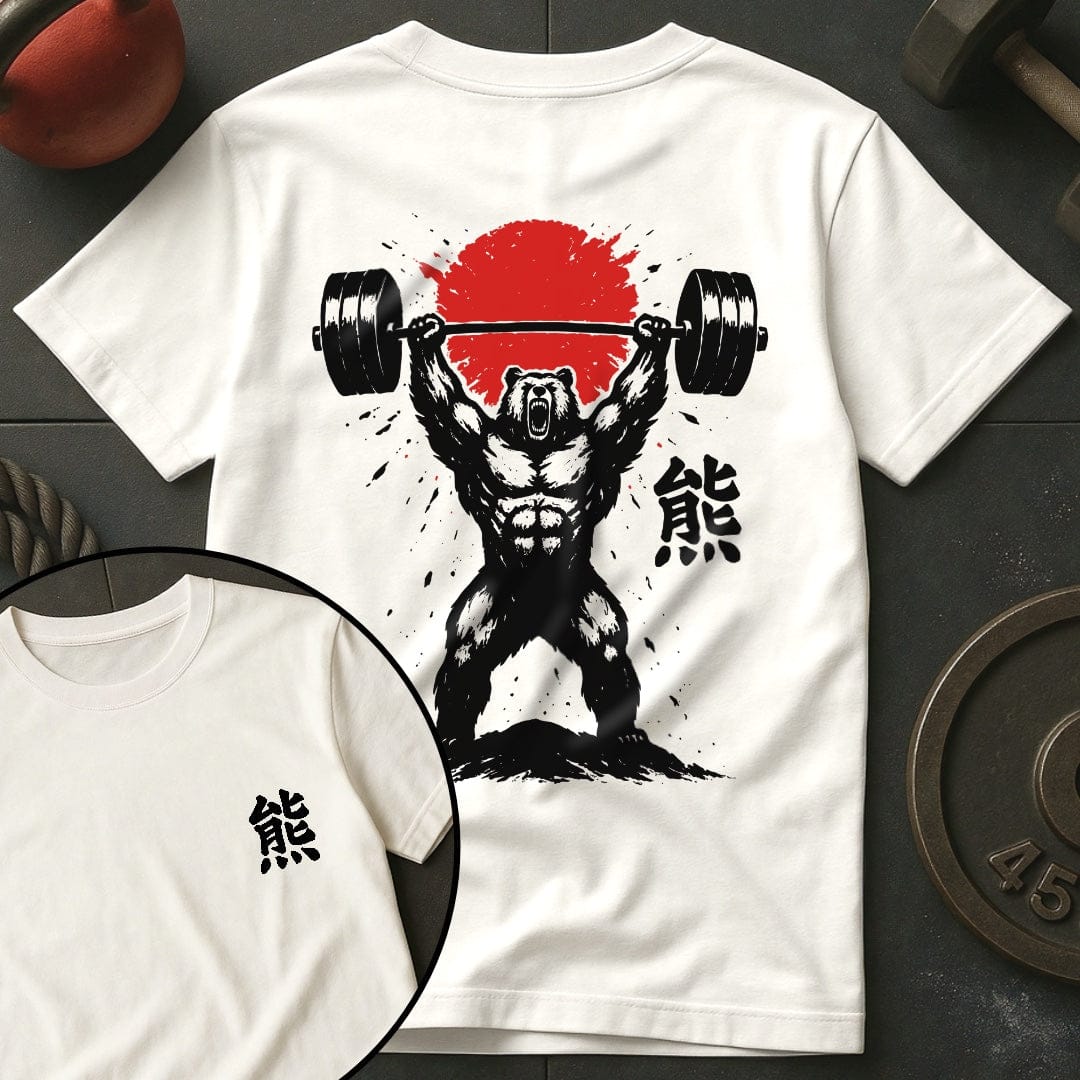 Bear Weightlifting Japan Hinomaru Gym T-Shirt
